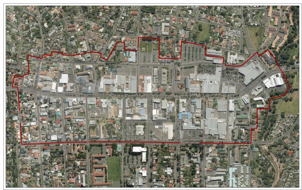 Map Somerset West City Improvement District